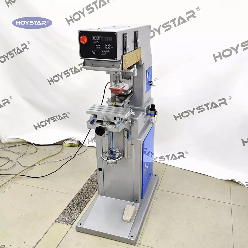 1 Farebný tampónový tlačiarenský stroj