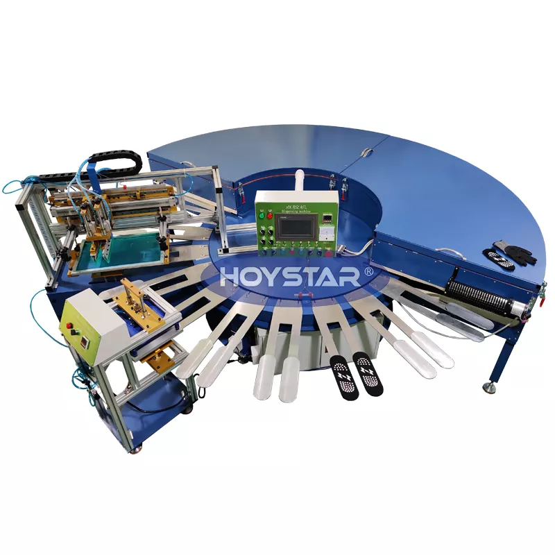 Protišmykový sieťotlačový stroj na ponožky