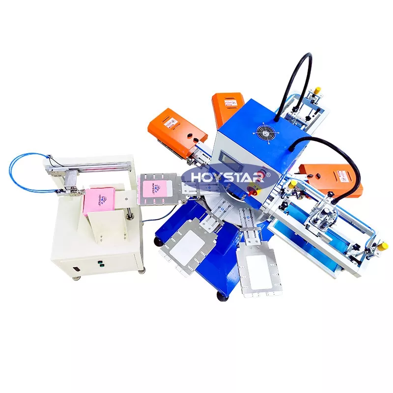 Automatický 2-farebný sieťotlačový stroj na obrúsky